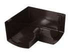 ANGLE DE GOUTTIERE INTERIEUR A 90° POUR PROFILE GOUTTIERE OVATION 28 MARRON - AIC28M