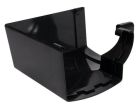ANGLE DE GOUTTIERE INTERIEUR A 90° POUR TYPE PROFILE LG38 NOIR   - UAIC38N