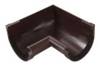 ANGLE DE GOUTTIERE INTERIEUR A JOINT POUR LG16 MARRON  - AI16M