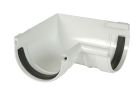 ANGLE DE GOUTTIERE INTERIEUR A JOINT POUR PROFILE LG25 BLANC   - AI25B