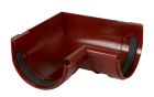 ANGLE DE GOUTTIERE INTERIEUR A JOINT POUR PROFILE LG25 BRIQUE  - AI25R