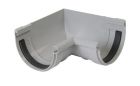 ANGLE DE GOUTTIERE INTERIEUR A JOINT POUR PROFILE LG25 GRIS - UAI25