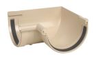ANGLE DE GOUTTIERE INTERIEUR A JOINT POUR PROFILE LG33 SABLE - UAI33S