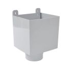 BOITE A EAU POUR TUBE DE DESCENTE EAU PLUVIALE TD80 GRIS - UBAO80