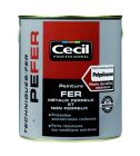 Peinture PE FER Noir Mat - pot de 0,5L