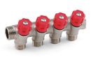 COLLECTEUR REGLABLE 4 SORTIES ROUGE MAL 26/34 - COLR4SR26M