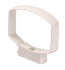 COLLIER MONOBLOC POUR TUBE DESCENTE 105X76 TD107 BLANC - COMGTB