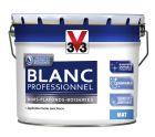Peinture interieure Blanc Professionnel mat - seau de 10L