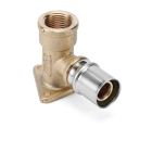 COUDE APPLIQUE FEMELLE A VISSER 15/21 DIAMETRE 20 - FLCA2015F