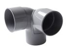 COUDE DOUBLE D'EQUERRE MALE/FEMELLE 87°30 DIAMETRE 63  - CEL8