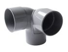 COUDE DOUBLE D'EQUERRE MALE/FEMELLE 87°30 DIAMETRE 90  - UCES8