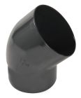 COUDE ESTHETIQUE INTERIEUR TUBE MALE/FEMELLE 45° DIAMETRE 100 ANTHRACITE  - CT4GT1A