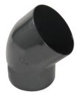 COUDE ESTHETIQUE INTERIEUR TUBE MALE/FEMELLE 45° DIAMETRE 100 ANTHRACITE - UCT4GT1A