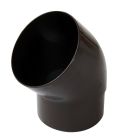 COUDE ESTHETIQUE INTERIEUR TUBE MALE/FEMELLE 45° DIAMETRE 100 MARRON - CT4GT1M
