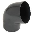 COUDE ESTHETIQUE INTERIEUR TUBE MALE/FEMELLE 67°30 DIAMETRE 100 ANTHRACITE - UCT6GT1A