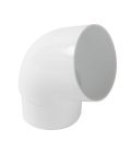 COUDE ESTHETIQUE INTERIEUR TUBE MALE/FEMELLE 67°30 DIAMETRE 100 BLANC  - UCT6GT1B