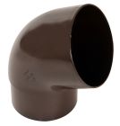 COUDE ESTHETIQUE INTERIEUR TUBE MALE/FEMELLE 67°30 DIAMETRE 100 MARRON  - CT6GT1M