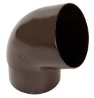 COUDE ESTHETIQUE INTERIEUR TUBE MALE/FEMELLE 67°30 DIAMETRE 100 MARRON  - UCT6GT1M