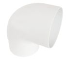 COUDE ESTHETIQUE INTERIEUR TUBE MALE/FEMELLE 87°30 DIAMETRE 100 BLANC  - UCT8GT1B