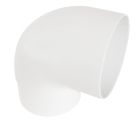 COUDE ESTHETIQUE INTERIEUR TUBE MALE/FEMELLE 87°30 DIAMETRE 100 BLANC - CT8GT1B