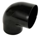 COUDE ESTHETIQUE INTERIEUR TUBE MALE/FEMELLE 87°30 DIAMETRE 100 NOIR - UCT8GT1N