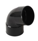 COUDE FEMELLE/FEMELLE 67°30 DIAMETRE 80 NOIR   - UCR66GTN