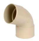 COUDE FEMELLE/FEMELLE 67°30 DIAMETRE 80 SABLE  - UCR66GTS
