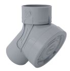 COUDE MALE/FEMELLE 45' DIAMETRE 100 ACOUSTIQUE NON DEMONTABLE  - CT4A