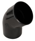 COUDE MALE/FEMELLE 45° DIAMETRE 80 NOIR   - UCR4GTN