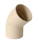 COUDE MALE/FEMELLE 45° DIAMETRE 80 SABLE - UCR4GTS