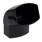 COUDE MALE/FEMELLE 67'30 POUR TUBE DE DESCENTE 105X76 TYPE OVATION 38 NOIR   - CM6GTN