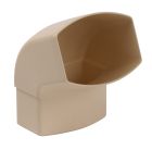 COUDE MALE/FEMELLE 67'30 POUR TUBE DE DESCENTE 105X76 TYPE OVATION 38 SABLE   - CM6GTS