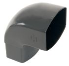 COUDE MALE/FEMELLE 87'30 POUR TUBE DE DESCENTE 105X76 TYPE OVATION 38 ANTHRACITE - CM8GTA