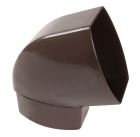 COUDE ORIENTABLE MF 67'30 POUR TUBE DE DESCENTE 105X76 MARRON  - CMO6GTM