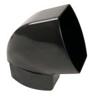 COUDE ORIENTABLE MF 67'30 POUR TUBE DE DESCENTE 105X76 NOIR   - CMO6GTN