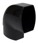 COUDE ORIENTABLE MF 90' POUR TUBE DE DESCENTE 105X76 NOIR  - CM9GTN