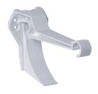 CROCHET BANDEAU D'HABILLAGE POUR PROFILE GOUTTIERE LG25 BLANC - BHGB25B