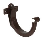 CROCHET BANDEAU PLASTIQUE POUR PROFILE GOUTTIERE LG25 MARRON - GB25PM