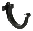 CROCHET BANDEAU PLASTIQUE POUR PROFILE GOUTTIERE LG25 NOIR  - GB25PN