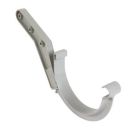 CROCHET CHEVRON ORIENTABLE POUR PROFILE GOUTTIERE LG25 GRIS  - GCO25P