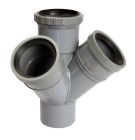 CULOTTE EQUERRE DILAT A JOINT 45° DIAMETRE 100  - UAMT14J