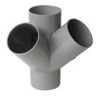 CULOTTE EQUERRE FEMELLE/FEMELLE 45° DIAMETRE 100  - AT144