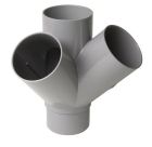 CULOTTE EQUERRE MALE/FEMELLE 45° DIAMETRE 100  - UAT14