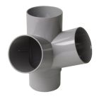 CULOTTE EQUERRE MALE/FEMELLE 67°30 DIAMETRE 100   - UAT16