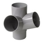 CULOTTE EQUERRE MALE/FEMELLE 67°30 DIAMETRE 63  - UAL16