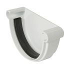 FOND DE GOUTTIERE A JOINT POUR PROFILE LG25 BLANC  - UFGJ25B