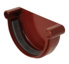 FOND DE GOUTTIERE A JOINT POUR PROFILE LG25 BRIQUE  - FGJ25R