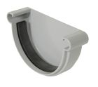 FOND DE GOUTTIERE A JOINT POUR PROFILE LG25 GRIS  - UFGJ25