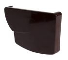 FOND GOUTTIERE DROIT A COLLER POUR TYPE PROFILE LG38 MARRON - FD38M