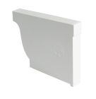 FOND GOUTTIERE DROIT POUR PROFILE ELITE BLANC  - UFD30B